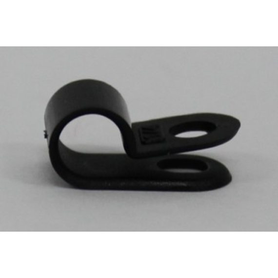 CLEARANCE - CABLE CLAMP BLACK DIA6.35MM 100PCS/PKT